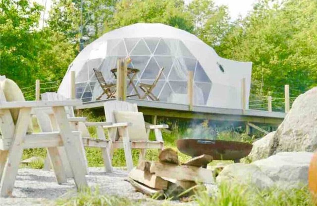 Come Spring Farm Glamping Dome 2