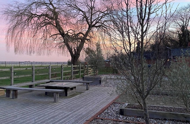 Converted Barn on a working farm/Vineyard with Coastal walks and friendly goats.