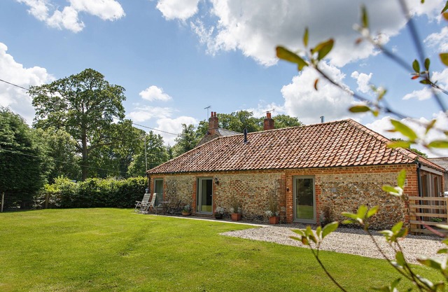Converted barn in quiet rural location.