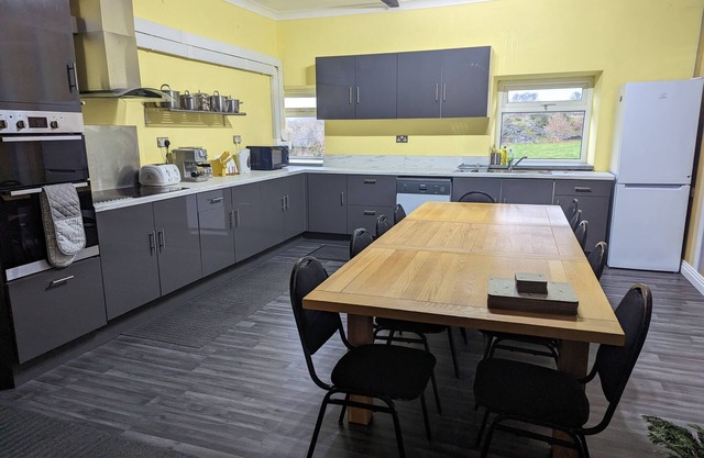 Converted Welsh chapel with stunning mountain views.