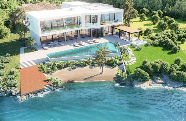 Costa Azul: Oceanfront villa w/private beach, pool, pickleball, jacuzzi & full staff