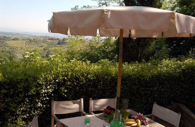 Cosy apartment for 6 people with WIFI, pool, A/C, TV and pets allowed, close to San Gimignano