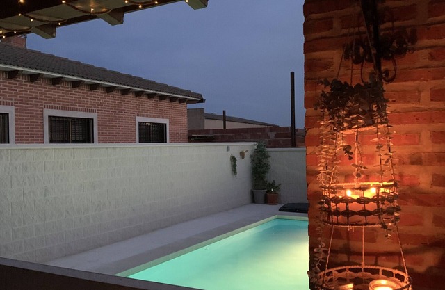 Country House 'Casa Rural Alaejos' with Mountain View, Private Pool and Wi-Fi