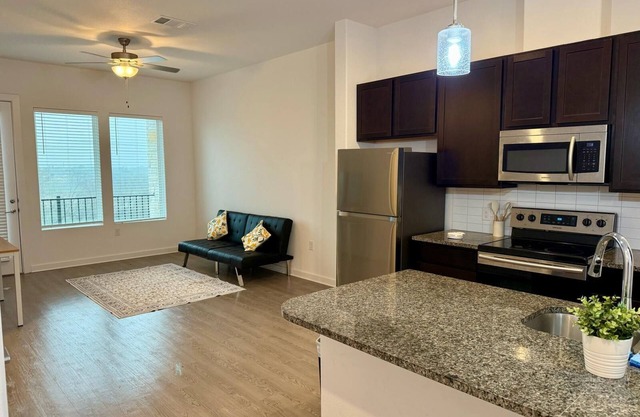 Cozy 1-bedroom apartment in tranquil Leander with WiFi, AC, fitness room