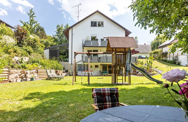 Cozy Attic Apartment “Haus am Mühlenbach” in Beautiful Area with Wi-Fi, Patio & Garden; Parking Available