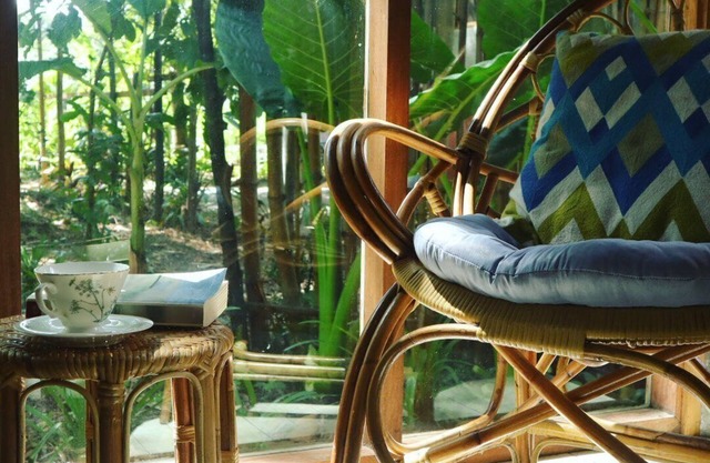 Cozy cottage surrounded by nature next to the beach.