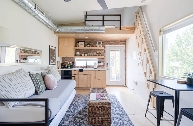 Cozy East Austin Loft With Downtown Views and Low Key Vibes