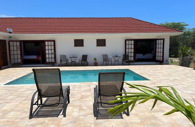 Cozy Oceanview Room at Hidden Treasure Villas