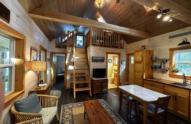Ctg #1, Pets Stay Free! 3 Modern Cottages w/Heat & AC, 1st Flr King/Standup Loft