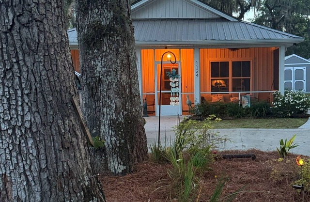 Deep water and golf course views, Shellman Bluff