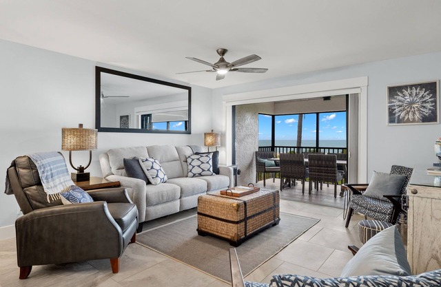 Discover unparalleled luxury in this newly designed Gulf-front condo on Sanibel Island.