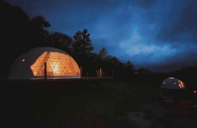 Dome 3 at Come Spring Farm Glamping - Alpaca Farm