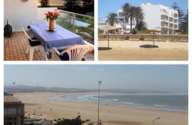 Essaouira: flat with view on the beach, Mogador island and the Medina