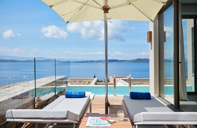 Excellent Halkidiki Villa | Junior Pool Villa 1 | 1 Bedroom | Stunning Sea.