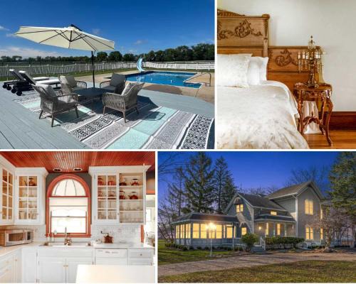 Farmhouse with Heated Pool on almost 160 Acres