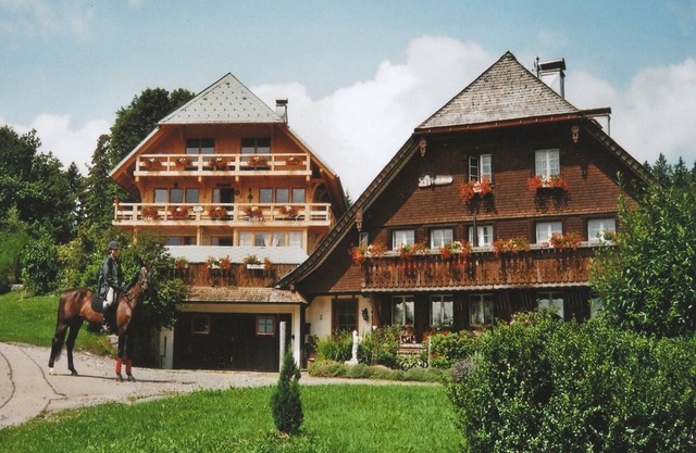Ferienwohnung im Schwarzwald mit Garten