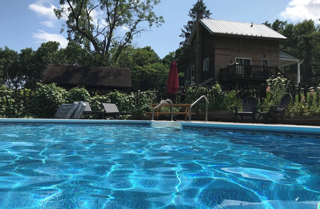 Finger Lakes Chalets – Pool is Open! Up the hill from Canandaigua Lake!
