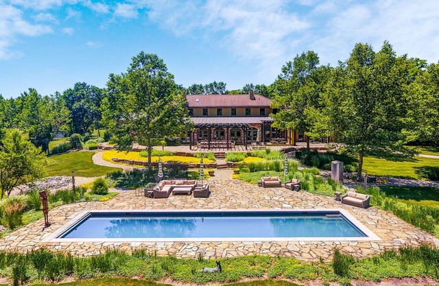 Five Acre Estate on Grand Lake with heated pool/tennis court