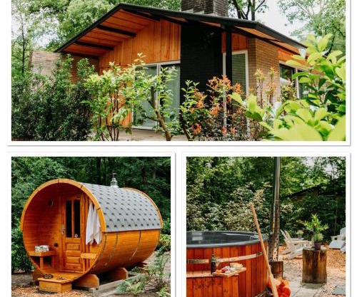 Forest Bungalow 2 * Hottub & Sauna * Natuur