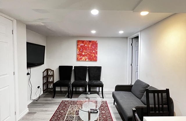 Full FurnishednFreshly renovated cozy basementn5 minutes to Upper Canada Mall