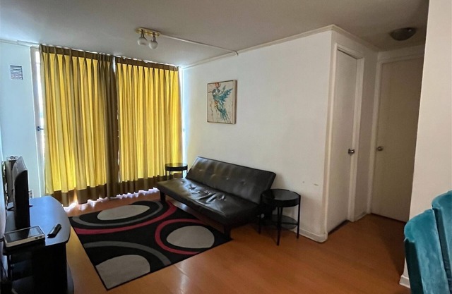 Fully equipped furnished apartment steps from metro Line 1 Alameda downtown Stgo.