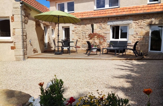 fully-renovated 4* gite with character, beaches and shops within walking distance.