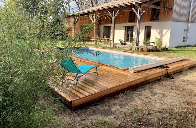 Gîte de la Bleauaude, Classé 3 Avec Piscine à 20 Minutes du Bassin D'arcachon