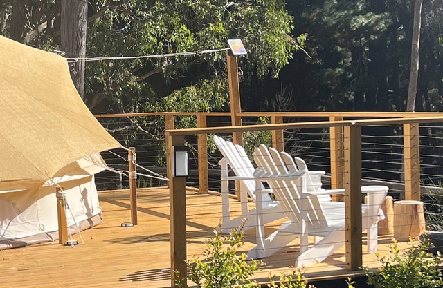 Glamping in the stunning Adelaide Hills in the heart of wine country
