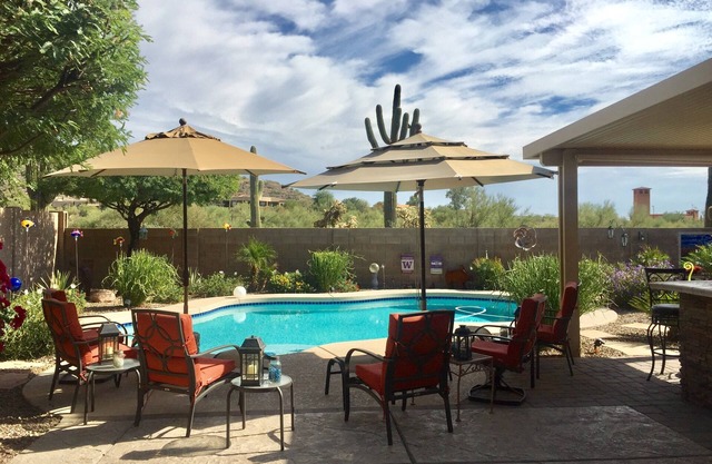 Golf And Sun Await In A Natural Sonoran Desert Setting With Heated Pool