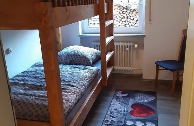 Ground floor apartment with terrace, WLAN and private parking spaces