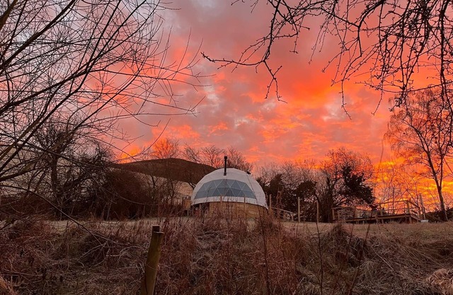 High end glamping in beautiful rural location in Mid-Wales