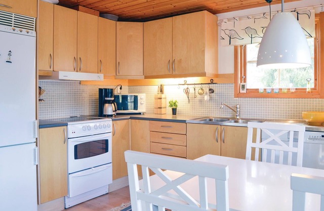 High situated cottage on Vindö in the Stockholm archipelago.