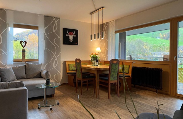 Holiday Apartment 'Belchen, Type B' with Mountain View, Balcony and Wi-Fi in Münstertal