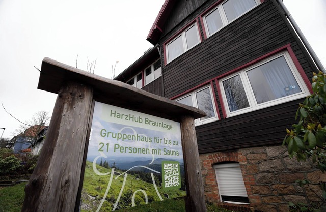 Holiday home "Harzhub" with garden and sauna for up to 21 people.