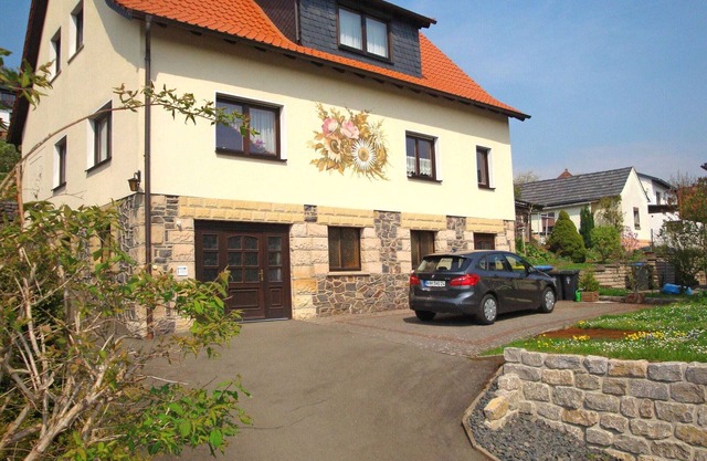 holiday home in the Thuringian Forest with roof