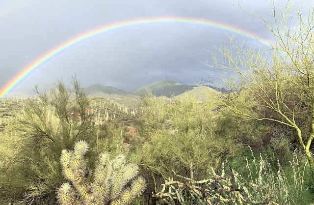 "House of light" 360' views saguaro forests, canyons, mesas & mountains