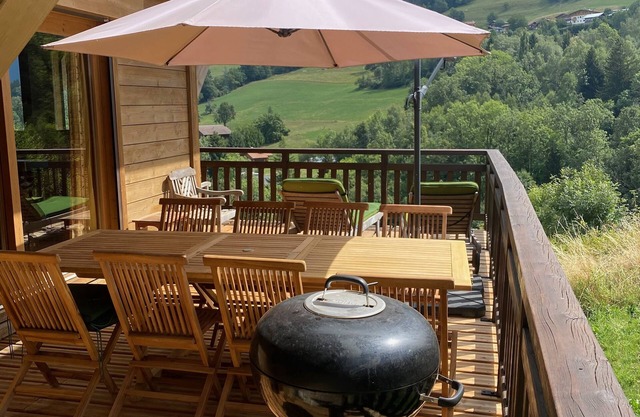 Huge Chalet in Combloux, view of Mt Blanc, in a superb summer holiday area