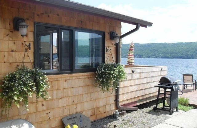 Keuka Lake Bungalow on Waters Edge - 1 Step & U R in the Lake