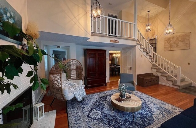 Kick back and relax in this calm, stylish in-law suite.