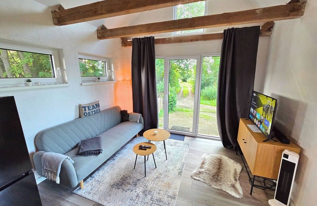Kliesche vacation apartment with terrace, garden and WLAN in Sechendorf