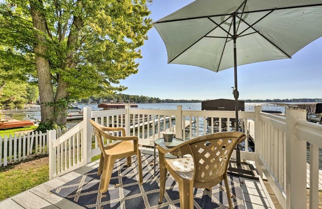 Lakefront Angola Retreat with Swimming Area!