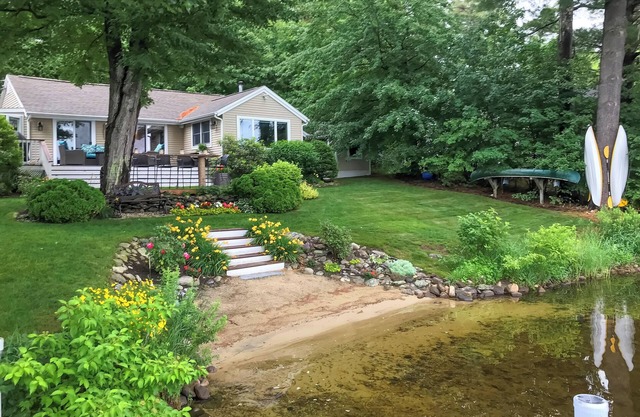 Lakefront Milton Home w/Dock & Private Beach