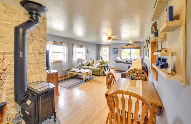 Lakefront Wisconsin Home w/Boat Dock & Fire Pit!