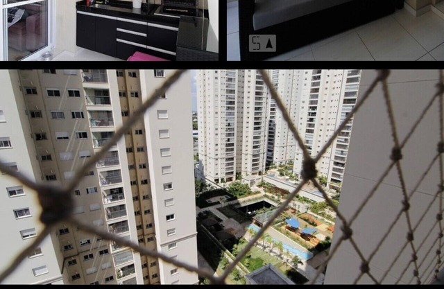 Large apartment with barbecue on the balcony