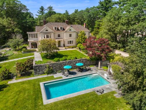 Lavish Boston Mansion Pool, Gardens, Games, Pond!
