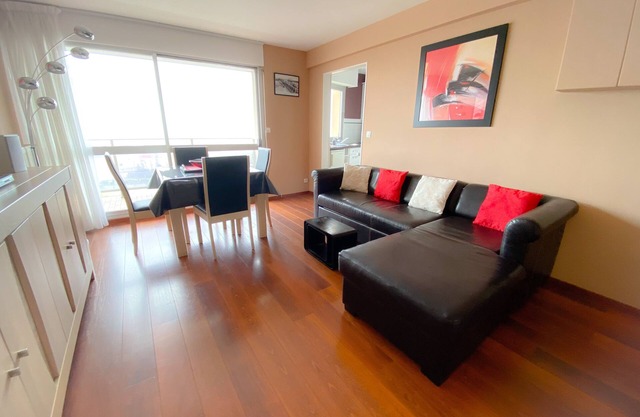 Le Beach, appartement avec balcon et vue sur mer