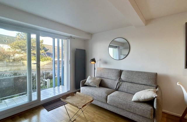 Les Tamaris, Appartement en RDC Pour 3 Personnes Avec vue sur la Baie