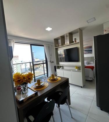 Lindo flat no compact Tambaú 8 andar em Tambaú vista para o mar