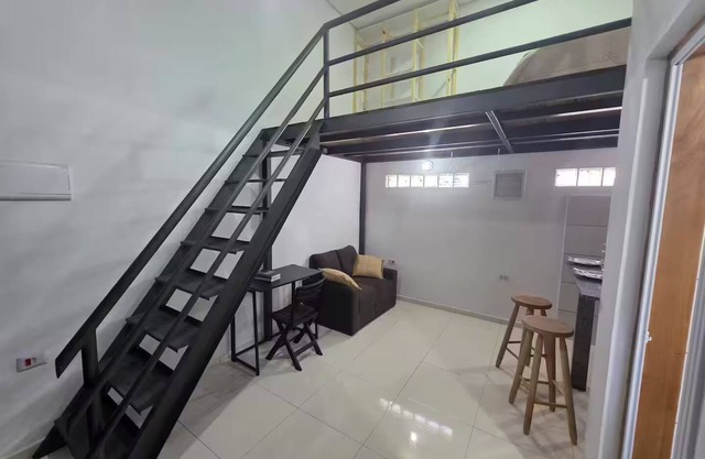 Loft in the center with air conditioner, garage and wifi