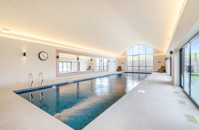 Luxurious and contemporary lodge with stunning countryside views.